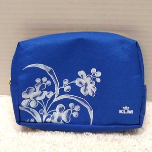 KLM White Floral Travel Bag